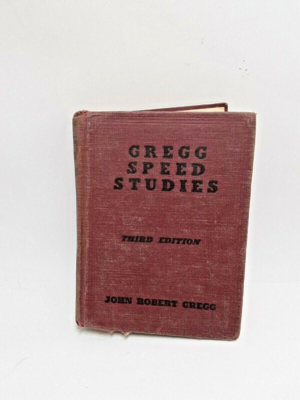 Gregg Speed Studies 3rd Edition by John Robert Gregg 1946 Hardcover Vintage Book